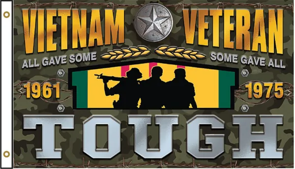Flags Vietnam Veteran Tough CPS49551