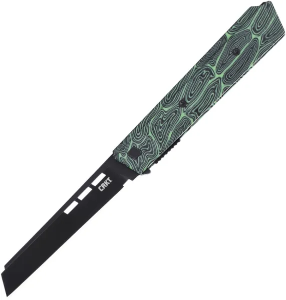 CRKT Zephyr Linerlock Green knives CR3850G