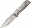 CRKT Lanny Linerlock Silver A/O - CR6525