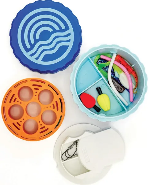 Crystal Creek Gear GoReel Hand Reel Kit Lake CRCCTSTDBB