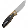 CRKT Jake Linerlock Brown knives CRK360GXP