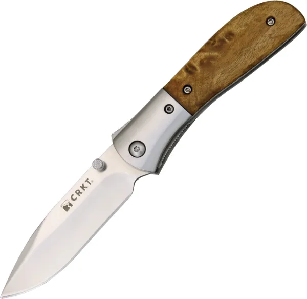 CRKT Carson M4 Burl Scales A-O knives M402W