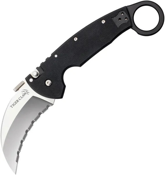 Cold Steel Tiger Claw Lockback Serrated knives CS22KFS