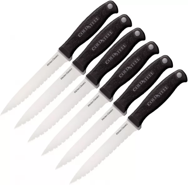Cold Steel Six Steak Knife Set knives CS59KSS6Z