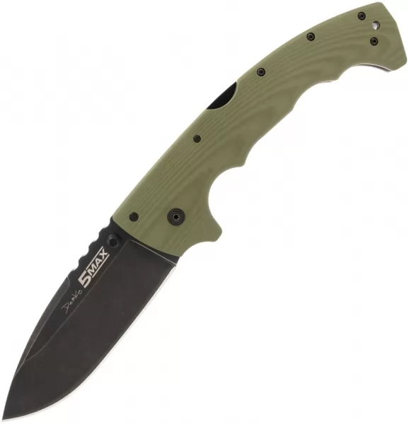Cold Steel 5 Max Lockback OD green knives CSFL50MAX