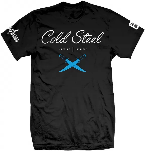 Cold Steel Cursive Black Tee Large knives CSTJ3