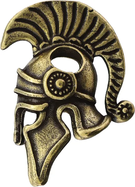 Coeburn Tool Brass Spartan Helmet Bead CTBIG092