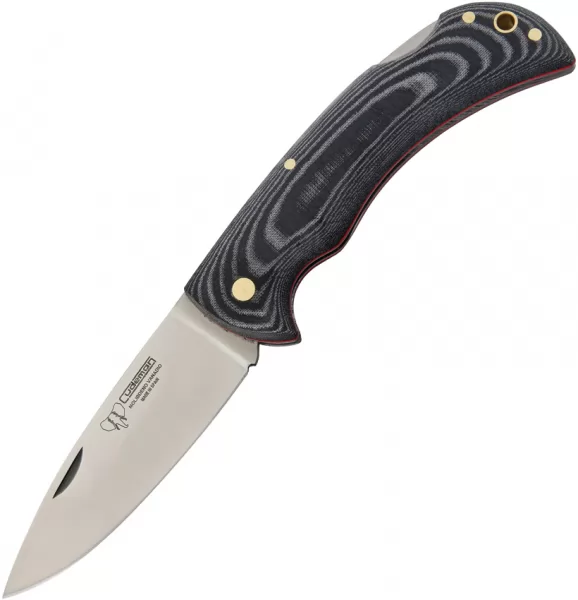 Cudeman Lockback Hunter Black Micarta CUD325M