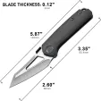 Cavol Denka Linerlock Black CVLC02DS