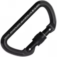 Cypher D Screw Gate Carabiner Black CY433017