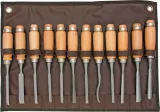 SteeleX 12 Piece Carving Chisel Set - D2227