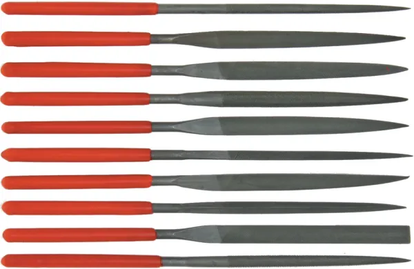 SteeleX Ten Piece Needle Nose File Set sharpeners D2868
