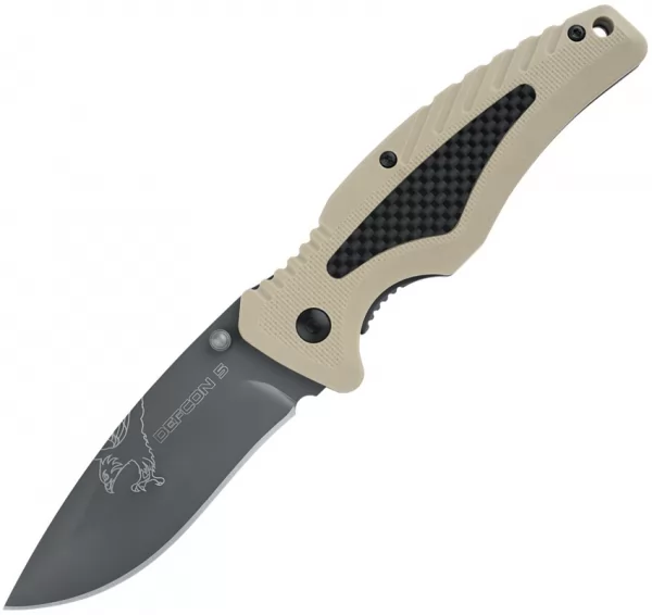 Defcon 5 Bravo Linerlock A-O Tan D5K002