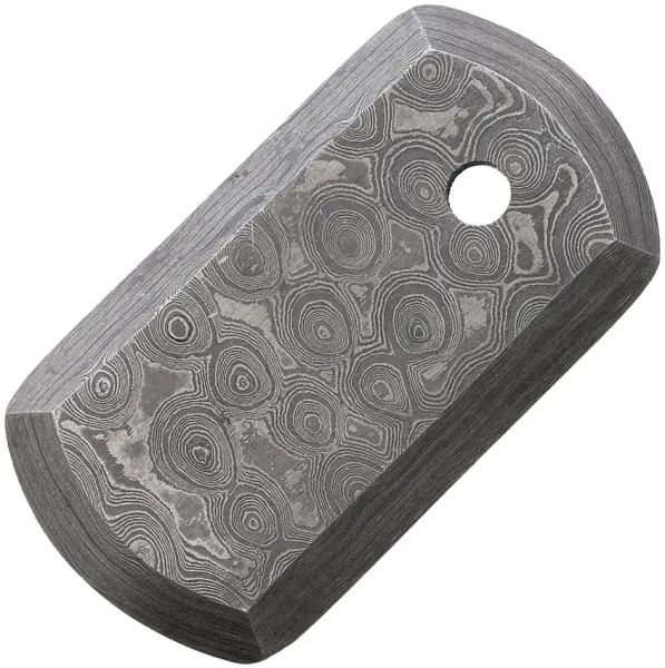 Damascus Damascus Dog Tag knives DA01
