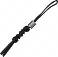 Damascus Cylinder Bead with Lanyard - DA08