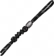 Damascus Bead Lanyard Black/White - DA14