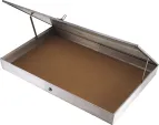 Aluminum Frame Display Case Lockable Glass Lid