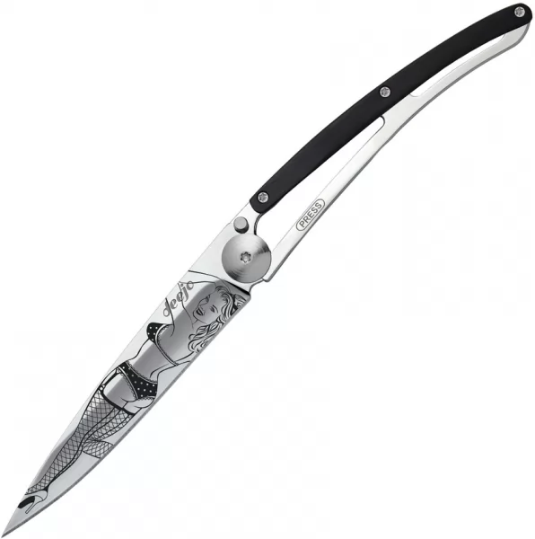 Deejo Tattoo Linerlock 37g Pin Up DEE1AB100