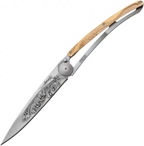Deejo 37g Tattoo Linerlock Butterfly DEE1CB077