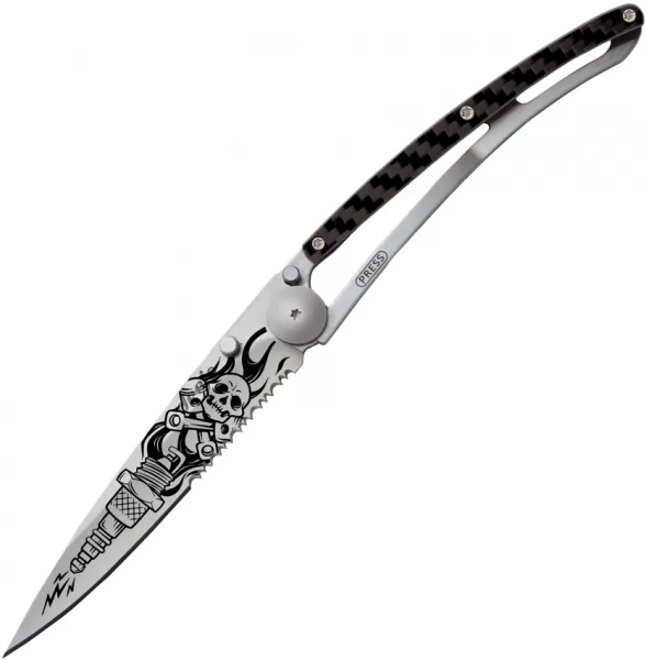 Deejo Tattoo Linerlock 37g Biker DEE1CC511