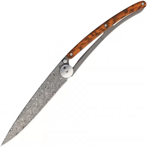 Deejo Prestige Damascus-Titanium DEE1DB008