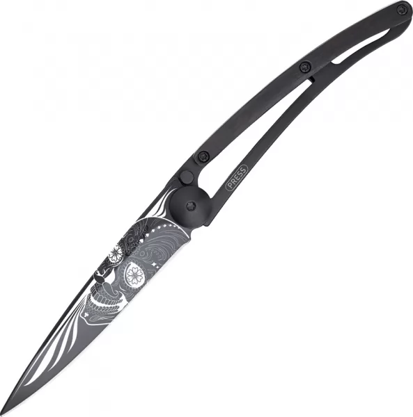Deejo Black Tattoo Latino Skull 37g DEE1GB106