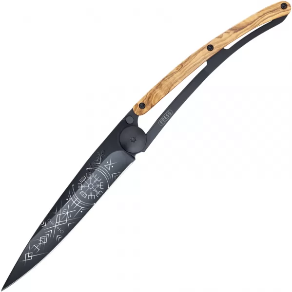 Deejo 37g Tattoo Linerlock Viking DEE1GB163