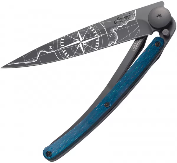 Deejo 37g Tattoo Linerlock Terra Blu DEE1GB169