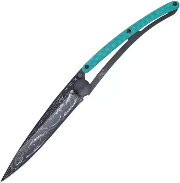 Deejo Tattoo Linerlock 37g Wave DEE1GC202