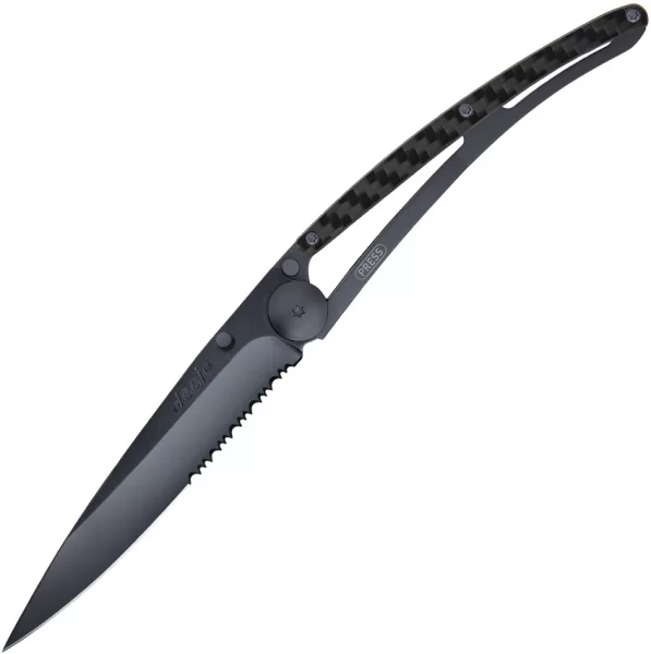 Deejo Linerlock 37g Black CF DEE1GC500
