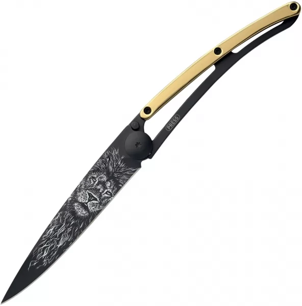 Deejo Tattoo Linerlock 37g Lion DEE1GM022