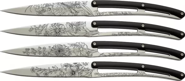 Deejo Steak Bistro Knife Set Blossom DEE4AP010