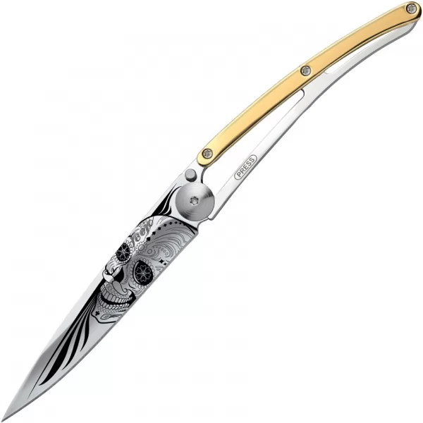Deejo Tattoo Linerlock 27g Skull DEE9AM021