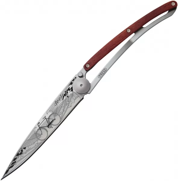 Deejo 27g Tattoo Linerlock Bicycle DEE9CB104