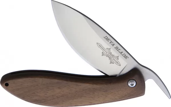 Deva Blade Skanda Folder Walnut DEV02
