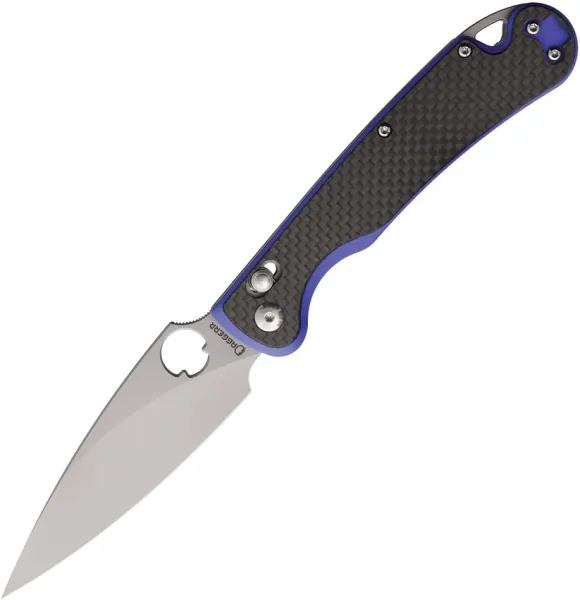 Daggerr Knives Zhalo Crossbar Lock CF DGR2CFBLUBBX