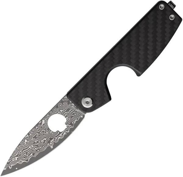 Daggerr Knives Cigar Slip Joint CF-Damascus DGRCGRCFD