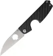 Daggerr Knives Cigar Slip Joint CF/Damascus - DGRCGRCFDMW