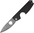 Daggerr Knives Cigar Slip Joint CF/Damascus - DGRCGRCFD