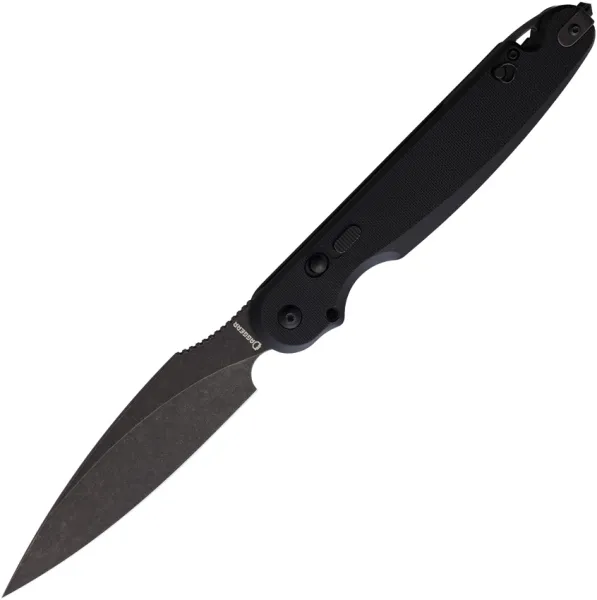 Daggerr Knives Parrot Button Lock Black DGRFM031BKBW