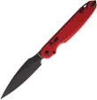 Daggerr Knives Parrot Button Lock Red - DGRFM031RDBW
