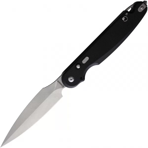 Daggerr Knives Nestor Button Lock Black DGRFM032BKSW