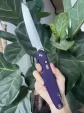 Daggerr Knives Anaconda Button Lock Purple DGRFM033PLSW
