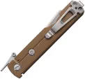 Daggerr Knives Higonokami Framelock Brown DGRHGBRSW