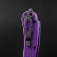 Daggerr Knives Powie Linerlock Purple BSW DGRPWFPRBW