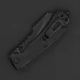 Daggerr Knives Rhino Linerlock Black DGRRNFBKBW