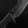 Daggerr Knives Rhino Linerlock Black DGRRNFBKBW