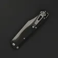 Daggerr Knives Toothpick Linerlock Black DGRTPFBKSW