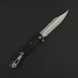 Daggerr Knives Toothpick Linerlock Black DGRTPFBKSW