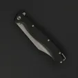 Daggerr Knives Toothpick Linerlock Black DGRTPFBKSW